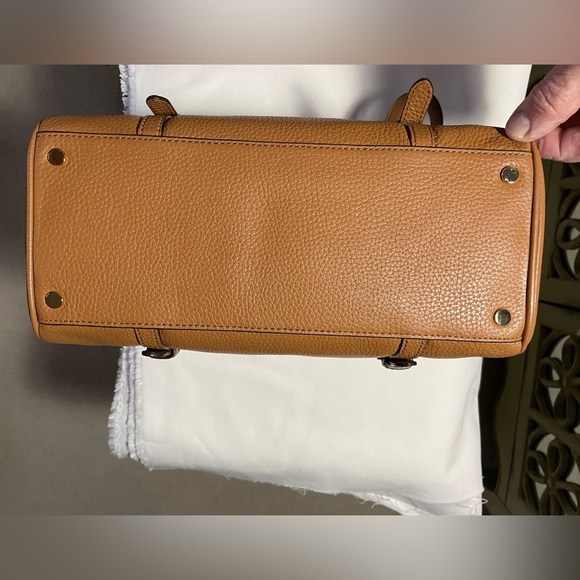 NWT  MICHAEL MICHAEL KORS HANDBAG   BEDFORD  ACORN   MD TZ SATCHEL  LEATHER - Picture 4 of 12